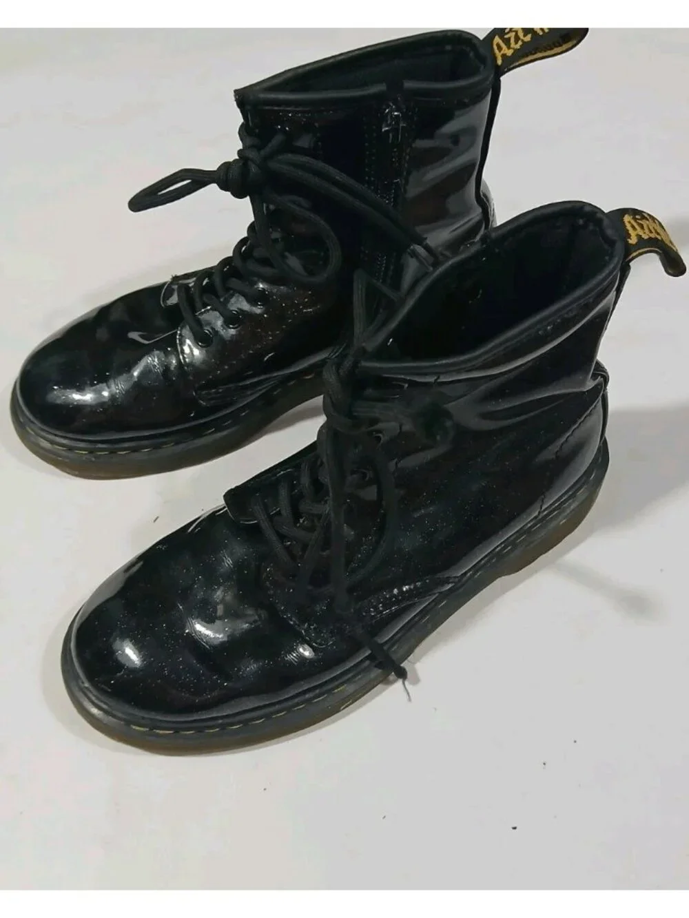 Dr. Marten 1460J Patent Leather Side Zip Boots